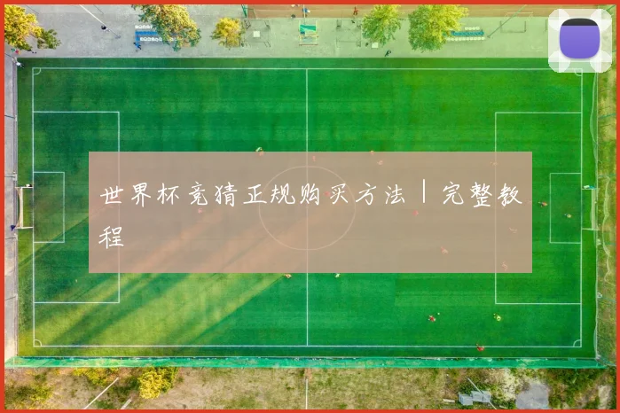 世界杯竞猜正规购买方法｜完整教程